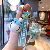 Kawaii crystal snowflake lollipop keychain cute candy creative girl pendant 4