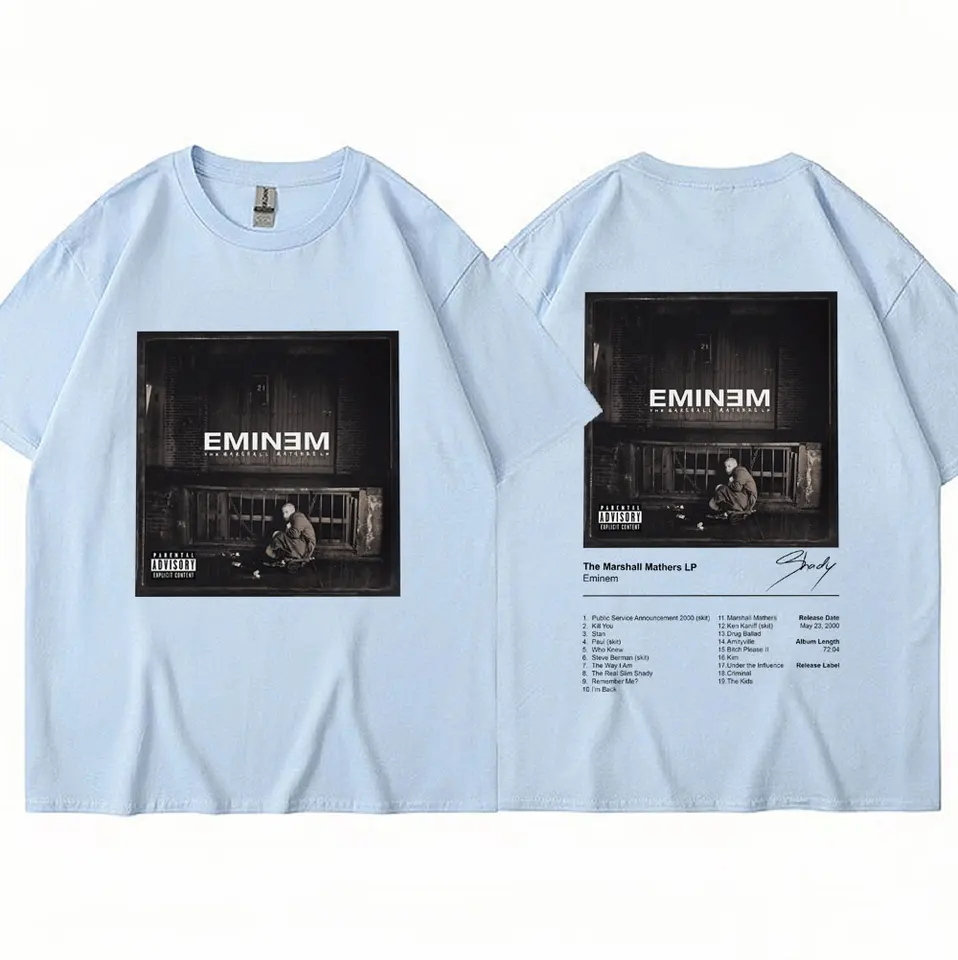 Eminem Rapper T Shirt The Marshall Mathers Lp Album Print