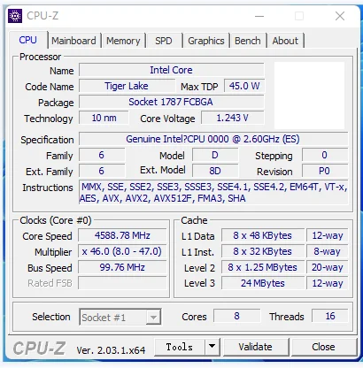 ERYING Gaming PC Motherboard i9 Kit with Embed 11th Core CPU 0000 ES 2.6GHz(Product Performance,Refer To i9 11980HK i9 11900H) 5