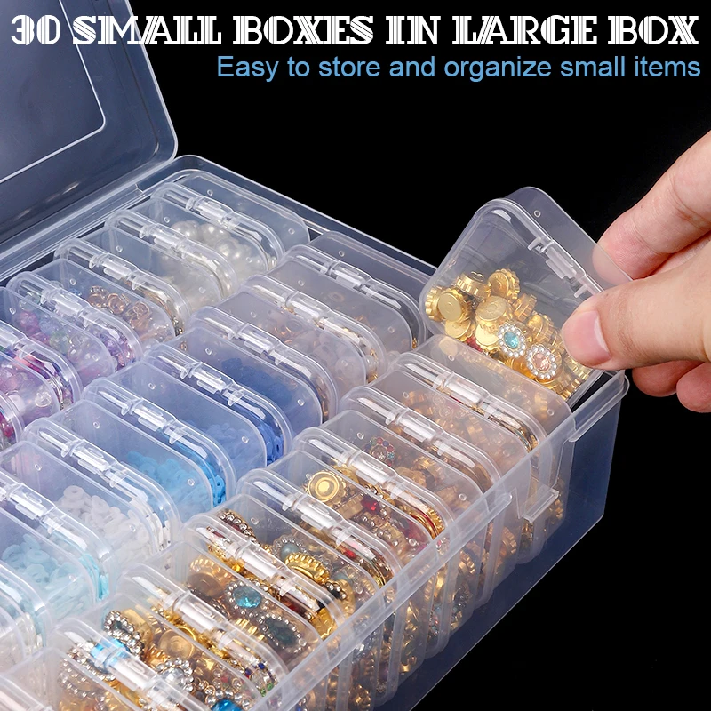 DIY Diamond Painting Embroidery Storage Box Nail Art Jewelry Rhinestone Mosaic Storage Container Multifunctional Box storage box jewelry box plastic storage box diamond painting storage box storage container