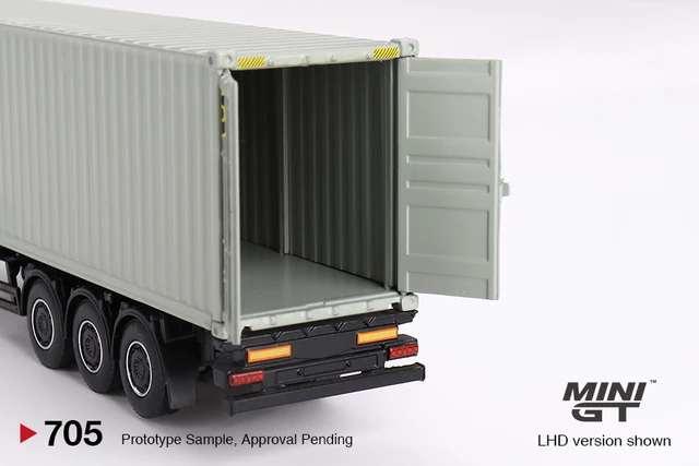 MINIGT 1:64 705 AC30 Trailer UPS container truck Diecast