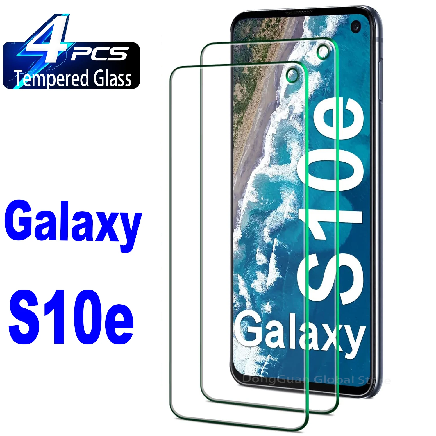 2/4 шт. закаленное стекло для Samsung Galaxy S10e SM-G970, защитная стеклянная пленка для экрана