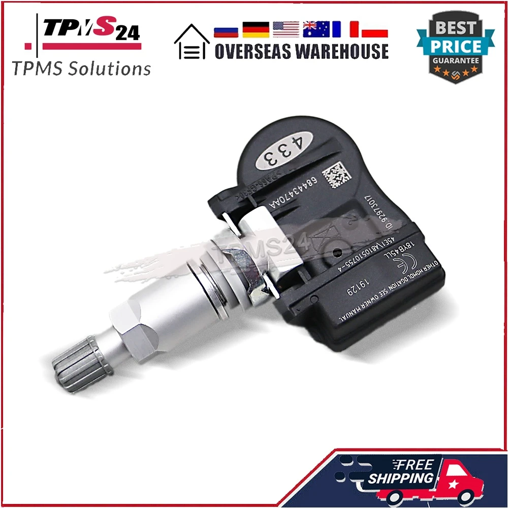 Ÿ̾ з  2020 DODGE DURANGO 2020  ׷ üŰ 433Mhz TPMS Ÿ̾ з ͸ ý 68443470AA