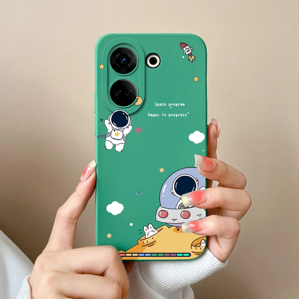 Cactus Pattern Soft Shell with Camera Protection