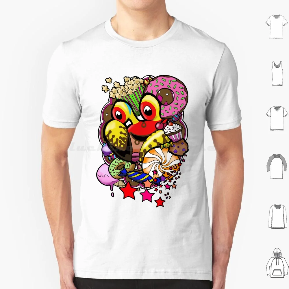 Viva Pinata-Collage Cutacean! Maglietta 6Xl Cotton Cool Tee Viva Pinata Viva Pinata Animals Party Sweets Candy Candy Chocolate