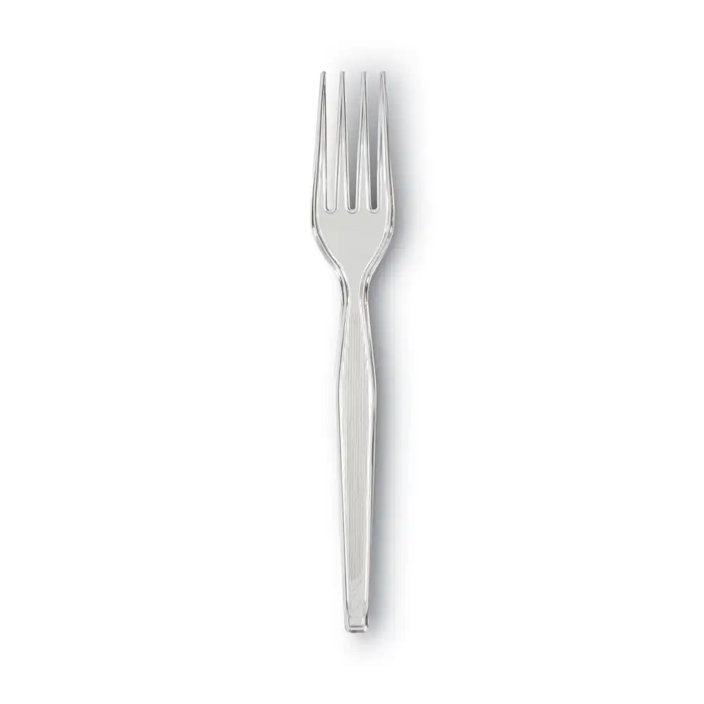 

Polystyrene Forks Heavy-Weight Crystal 1000/Carton Disposable fork