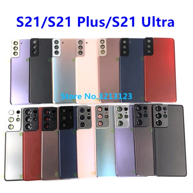 Remplacement de la vitre arrière pour Samsung Galaxy, boîtier de porte  arrière, boîtier étanche, couvercle de batterie, S21 Plus, S21 +, S21 Ultra,  G998B, G996 - AliExpress