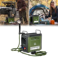 Douche portable pour UTV/ATV, chauffe-eau instantané 3s avec pompe, jusqu'à 100 min, 20 000 BTU, batterie rechargeable 4000 mAh 1