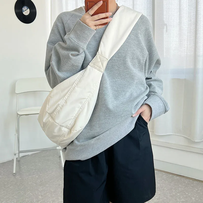 Fashion Women Large Capacity Crossbody Shoulder Bag Down Cotton Casual Simple And Versatile