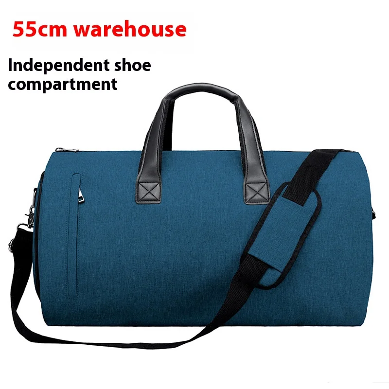 Convertible Garment Bags for Travel Large Capacity Duffel Bag with Shoe Pouch Weekend Business Trip Luggage Carry On Tote