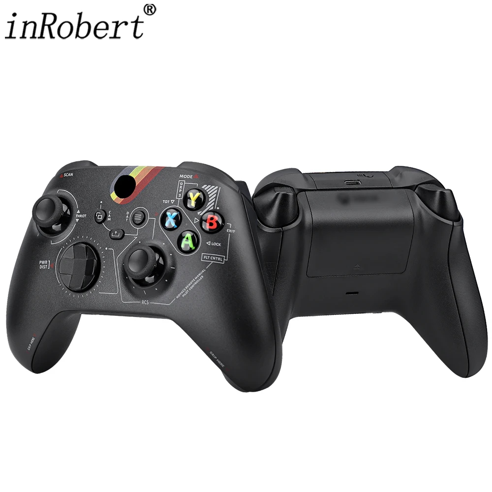 Per Xbox Series X Black Controller Shell Case Cover Sostituzione Frontalino Anteriore Senza Controller