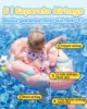 Baby Swimming Float Inflatable Dropshipping Baby Float with Canopy Infant Floating Ring Swimming Chest Floater Float Trainer 3