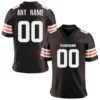 Custom Brown American Football Jersey Personalized Printed Team Name Number Adult Kids Quick-Drying Training Football Shirt 1