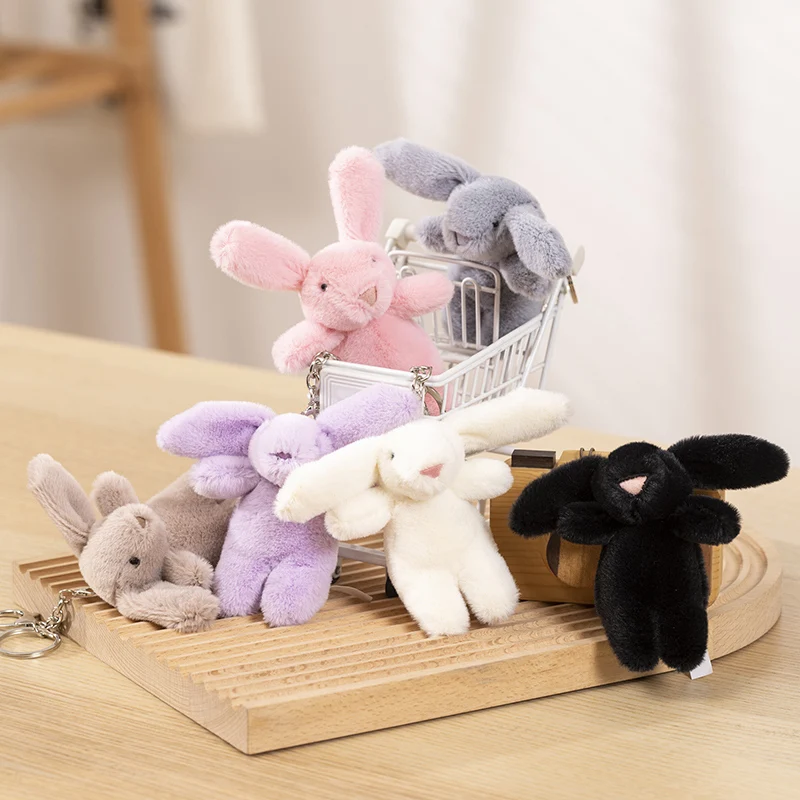 

Bonnie Rabbit Fluffy Rabbit Plush Girl Hanging Bag Hanging Decoration Plush Gift Birthday Gift