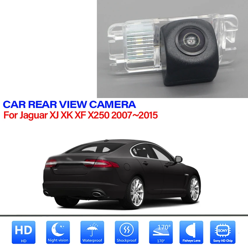 

Waterproof Car HD CCD Night Vision Rear View Parking Reverse Backup Camera For Jaguar XJ XK XF X250 2007~2012 2013 2014 2015