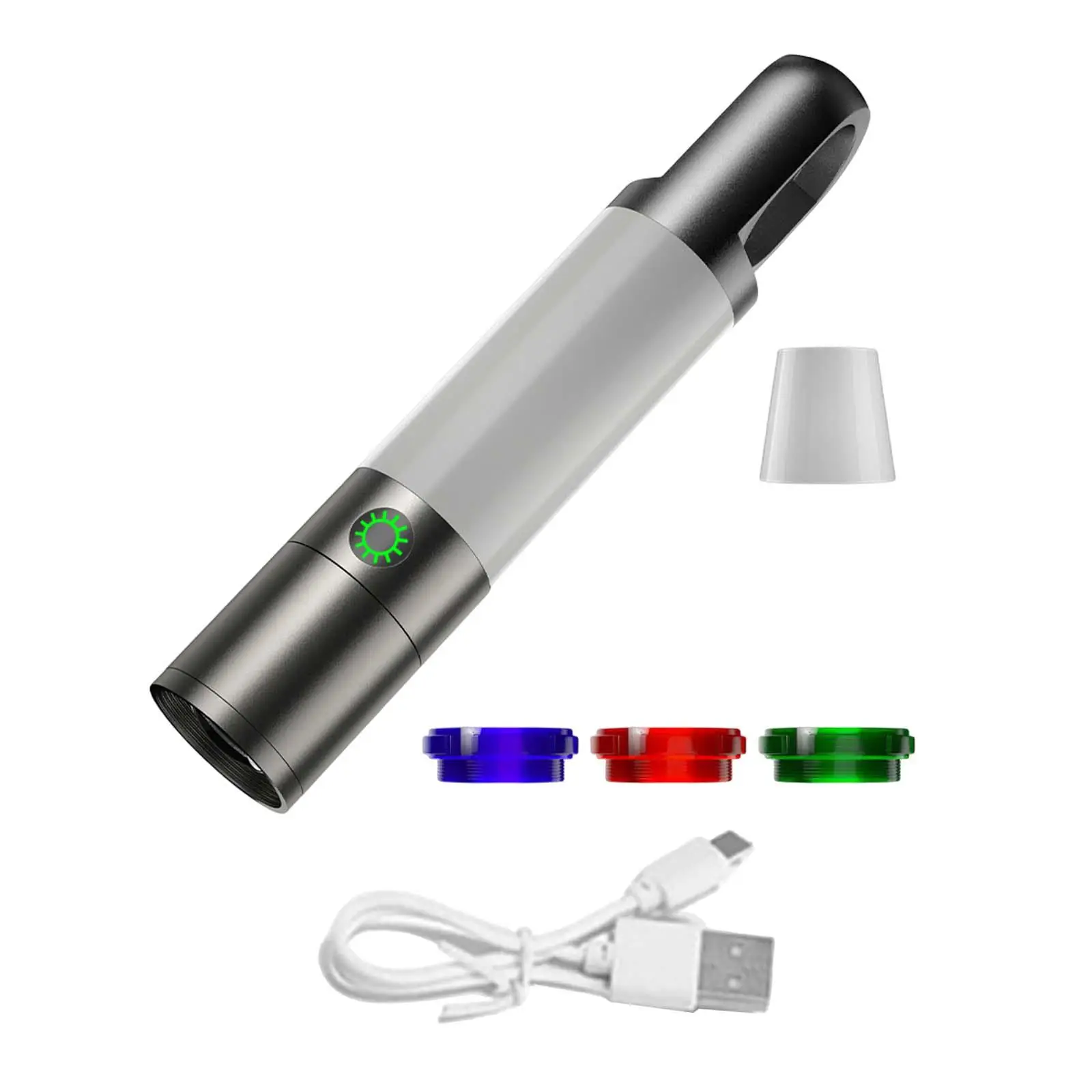 

LED Flashlight Rechargeable Portable Durable Lamp Adjustable Zoom Flashlight for Running Auto Repairing Climbing Hiking Walking