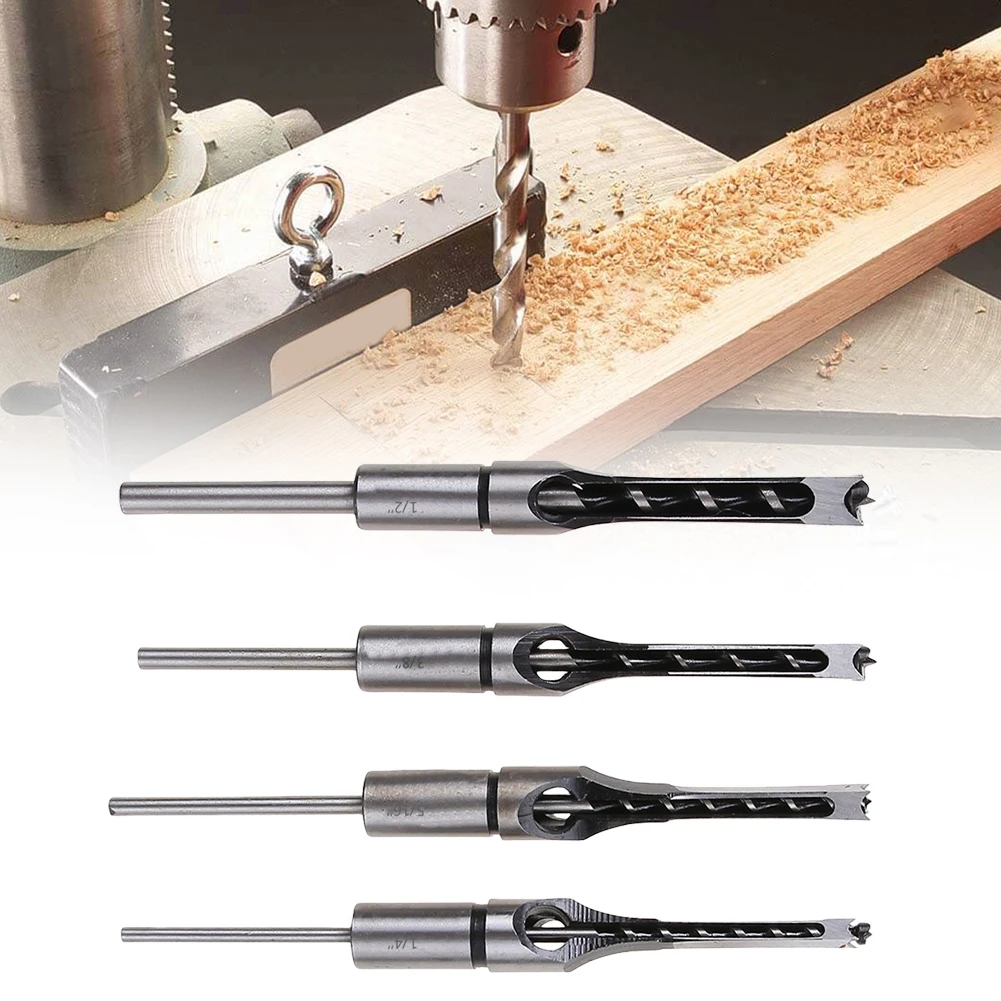 HSS Square Woodworking Drill Bits Set for Mortiser Machine