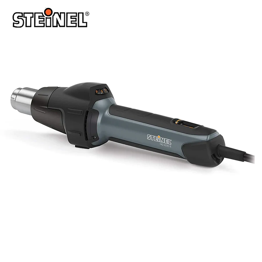 

STEINEL1500 W Electronic Heat Gun for Shrink Wrap, Vinyl, Epoxy 167 - 1166 °F (80 - 650 °C) Temperature Adjustable NO. HG 2220 E