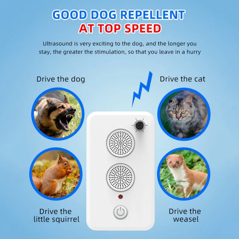 Dog Bark Deterrent Outdoor Use Anti Barking Device Usb Rechargeable Training Tool Stop Barking