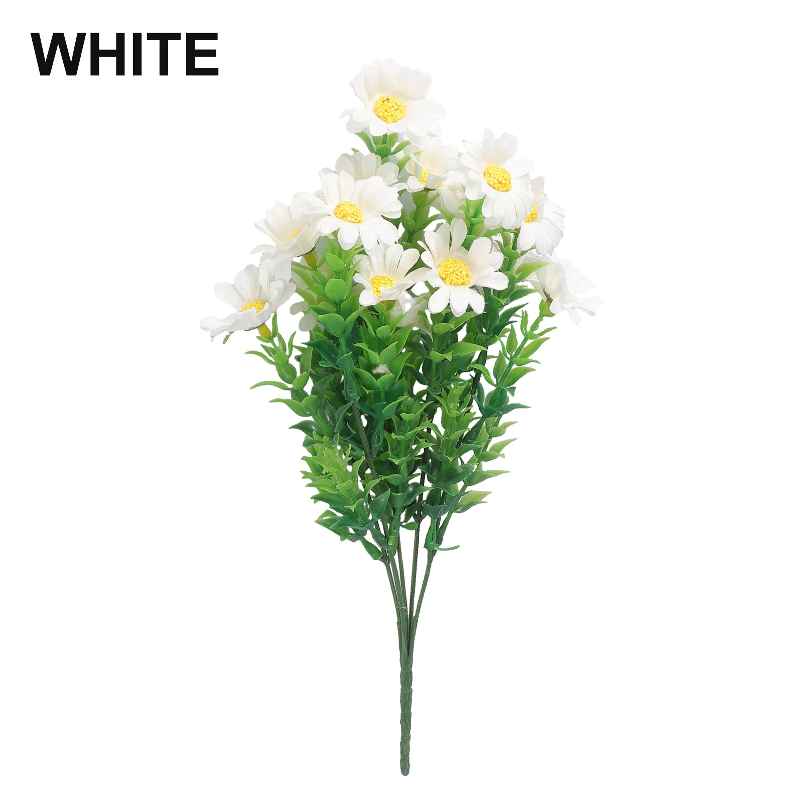

15 Heads Artificial Flowers Plastic Fake Plants Wedding Garden In/Outdoor Decor Wedding Decoration Home And Garden Room Decor