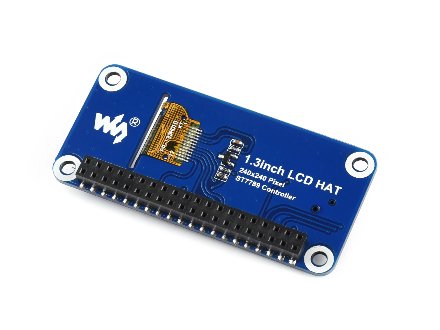 Waveshare 1.3inch IPS LCD display HAT for Raspberry Pi, 240x240 pixels SPI interface for Raspberry Pi Zero/Zero W/3B/3B+/4/5 image 4