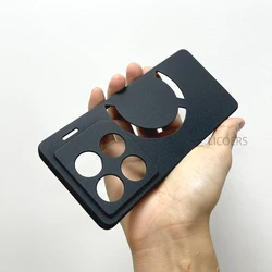 Sand Matte Soft Shockproof Protective Phone Case with All - Round Camera Cover for Infinix GT 20 Pro (Black)