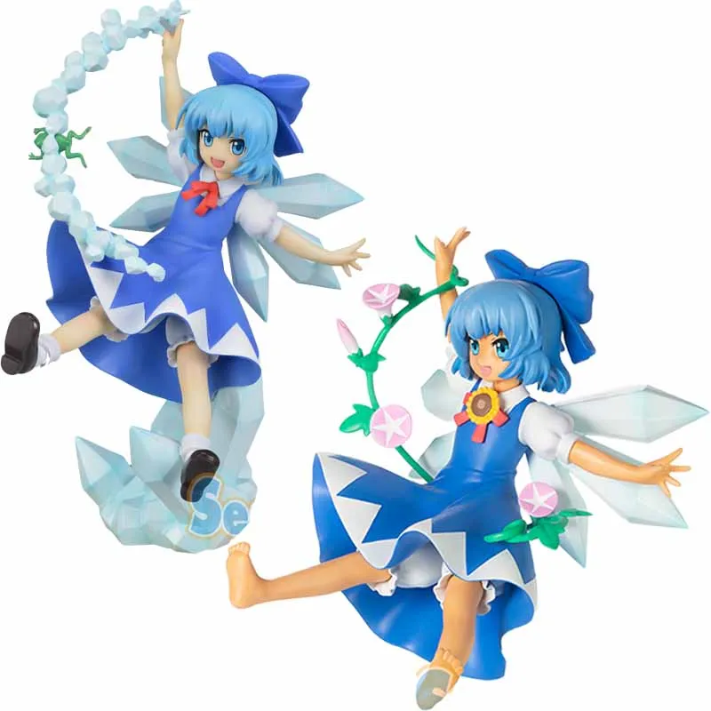 

Оригинальные подлинные игрушки SEGA Cirno Chiruno Touhou Project 20 см, игрушечные модели прилегающих фигур и красоток