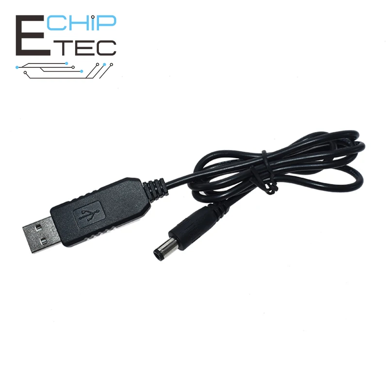 USB 전원 부스트 라인 DC 5V DC 5V 9V 12V 스텝 업 케이블 USB 컨버터 어댑터 케이블 2.1×5.5mm 남성 커넥터 컨버터  Best5