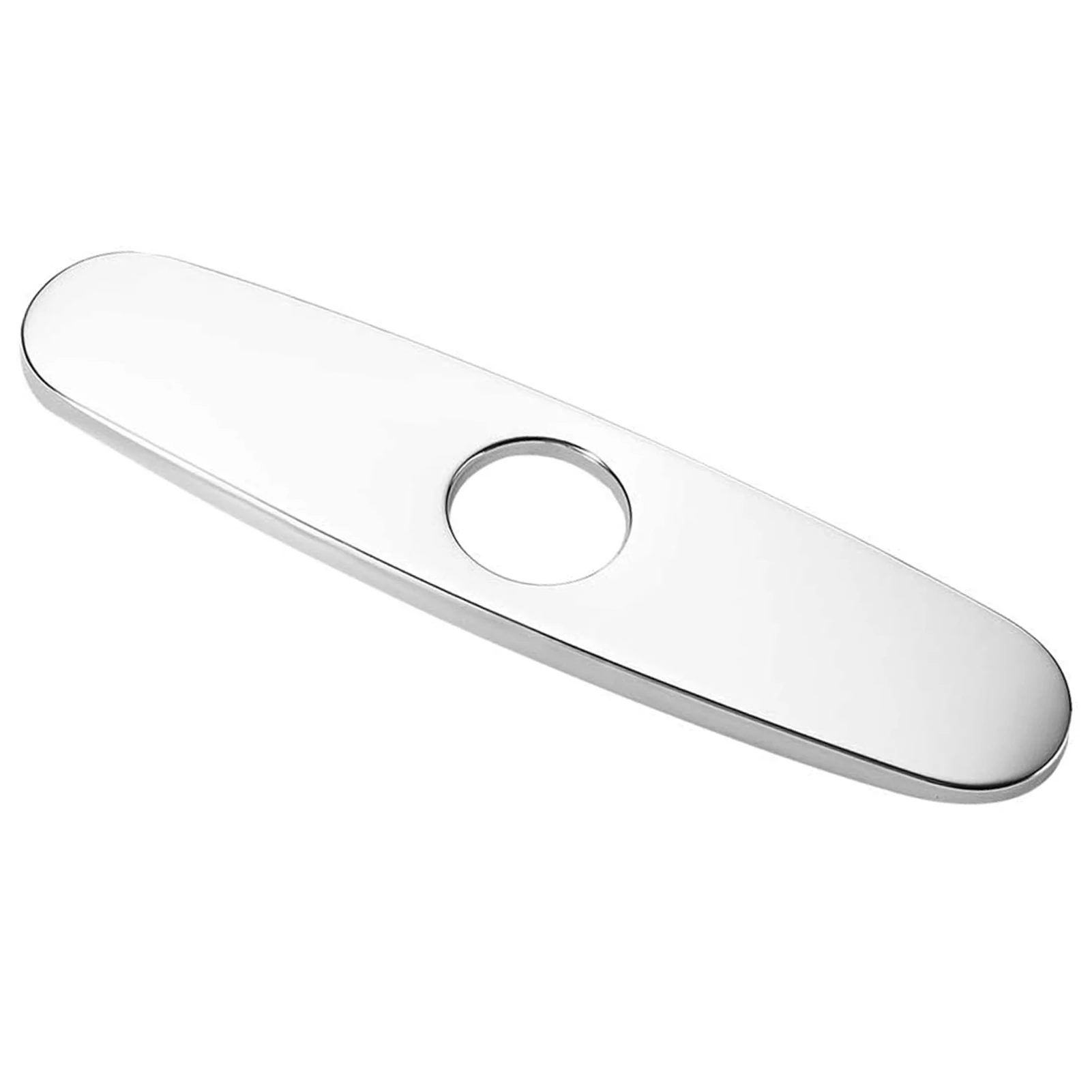 3-to-1 Oval Kitchen Faucet Hole Cover Deck Plate Bathroom Kitchen Sink Faucet Hole Cover Deck Plate Escutcheo 10