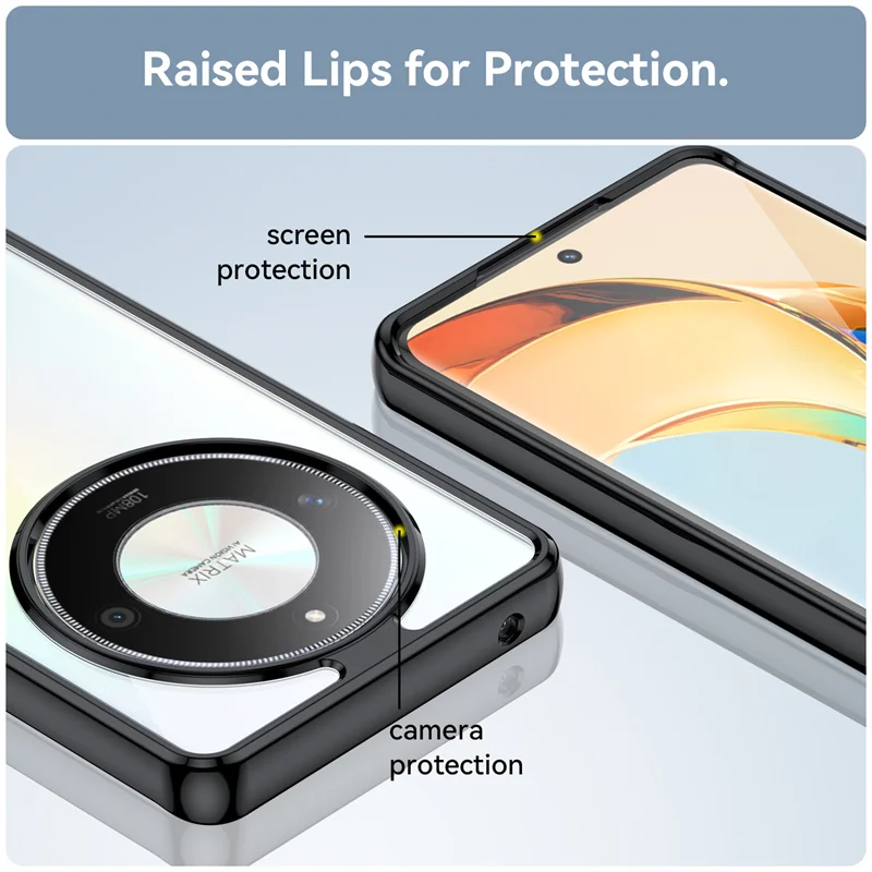 Clear Shockproof TPU Protective Phone Case Cover