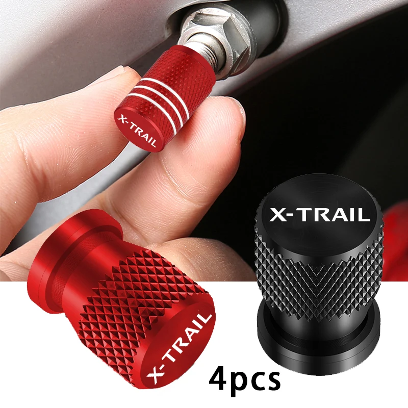 

For Nissan X-trail Car Wheel Tire Valve Caps Tyre Stem Covers Airdust Waterproof Accessories
