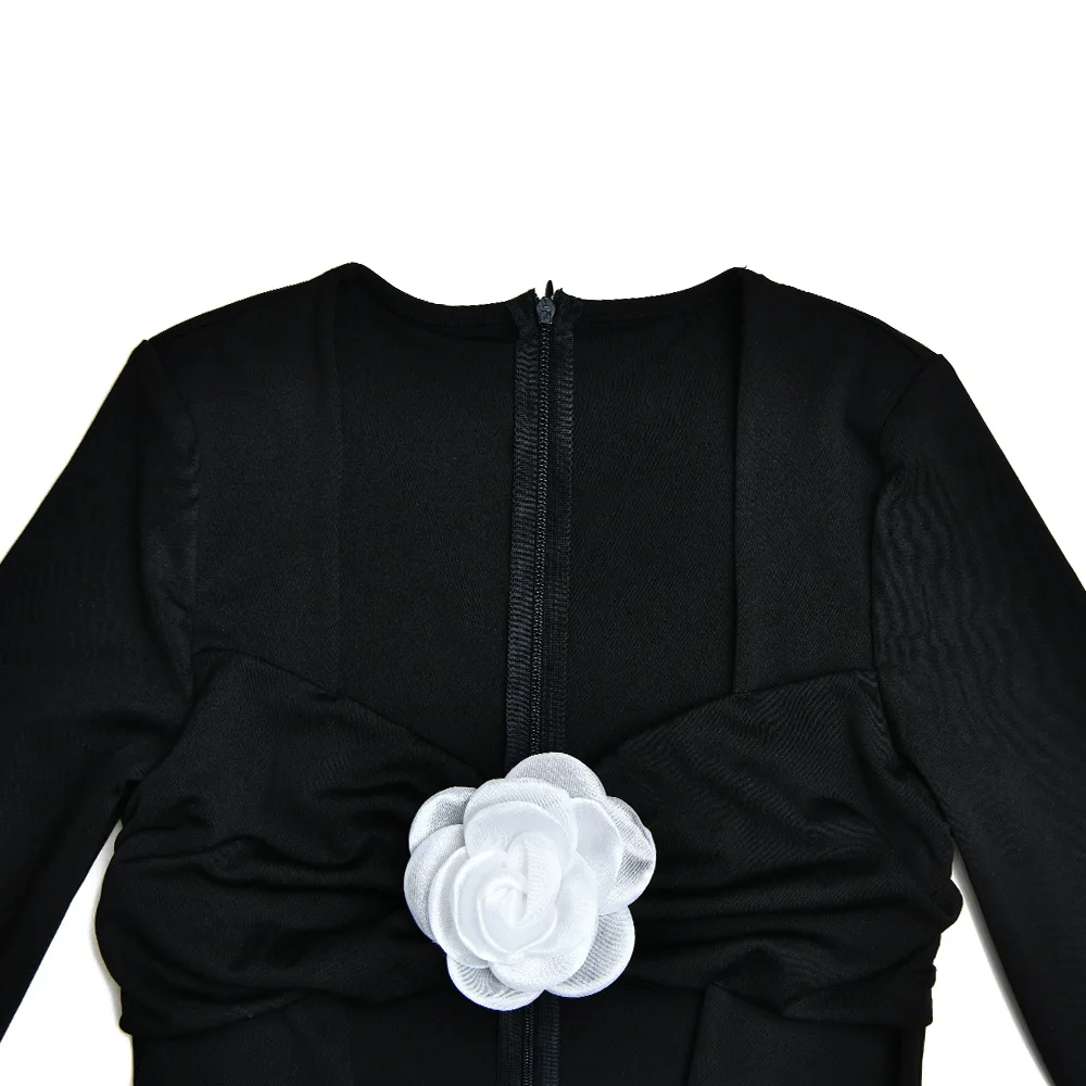 Woman Jumpsuits Elegant Bodysuit Office Lady Jumpsuit Long Sleeve Full Sexy Women's Clothing Y2K Outfit White Streetwear