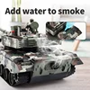 2.4G Tracked Simulation Remote Control Tank Water Bomb Spray Remote Control Vehicle War Armored Vehicle Model Children Toy Gift 3