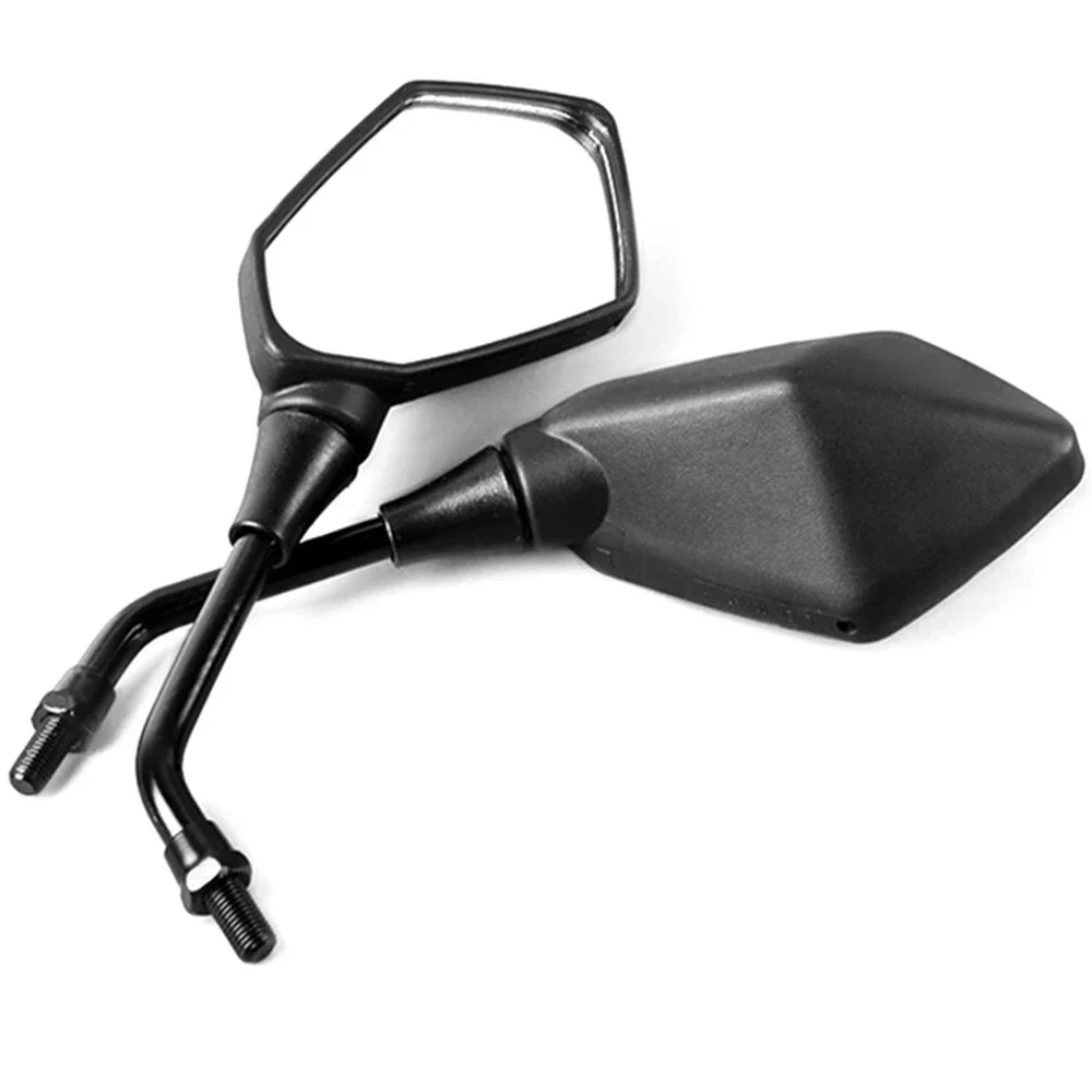 Motorcycle Mirror 2Pcs/Pair 8mm 10mm Scooter E-Bike Rearview Mirrors Electromobile Back Side Convex