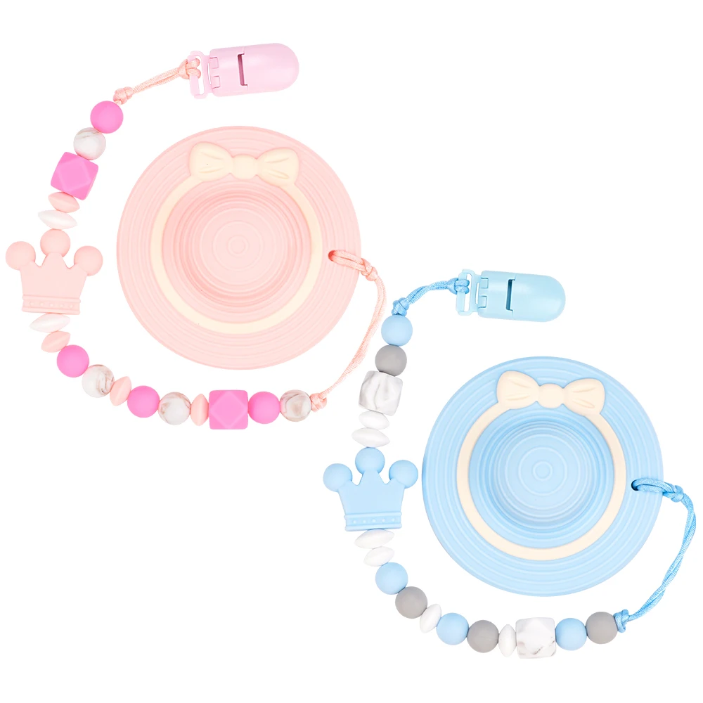 LOFCA DIY Baby Silicone Teether Koala Baby Teething Necklace Toy Cartoon Pacifier chain Clip Food Grade Silicone Beads teething toys silicone teething toys baby teething toys silicone beads silicone teether silicone teething beads pacifier clips