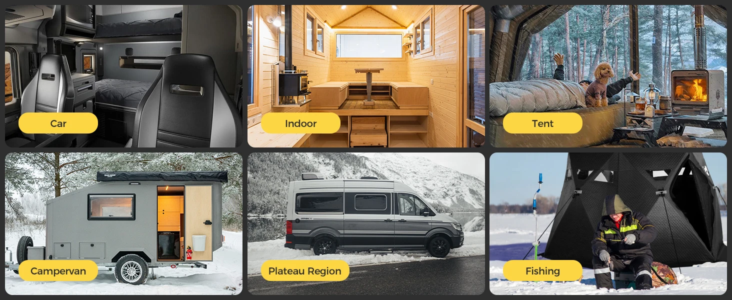 Isıtıcı egzoz sistemini gösteren kurulum