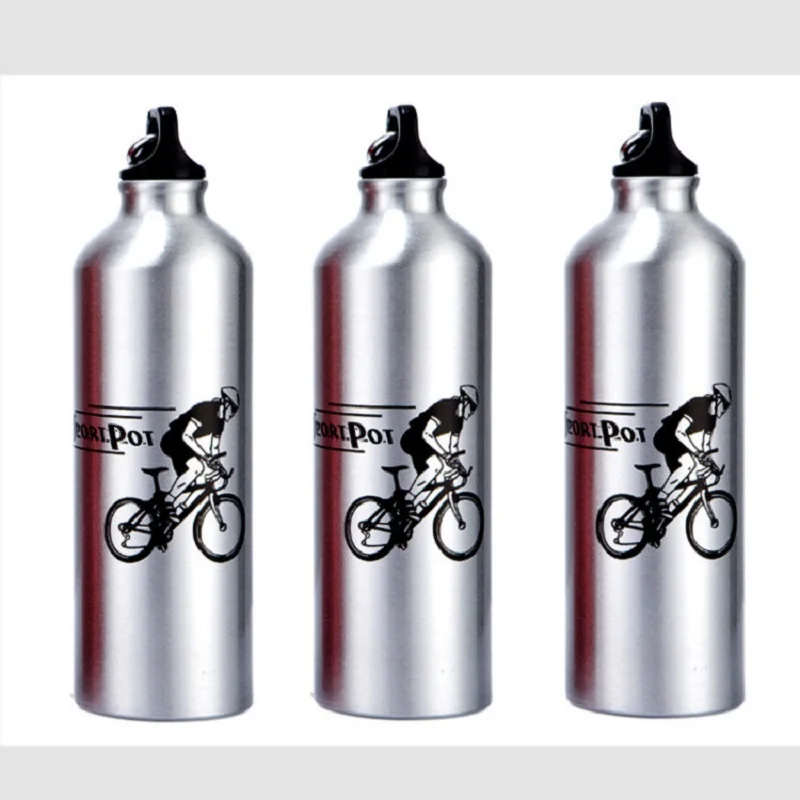 750ml Aluminum Bicycle Water Bottle for Cycling Camping Fishing Sport Thermo Portable Leakproof water bottle bicycle water bottle sports bottle
