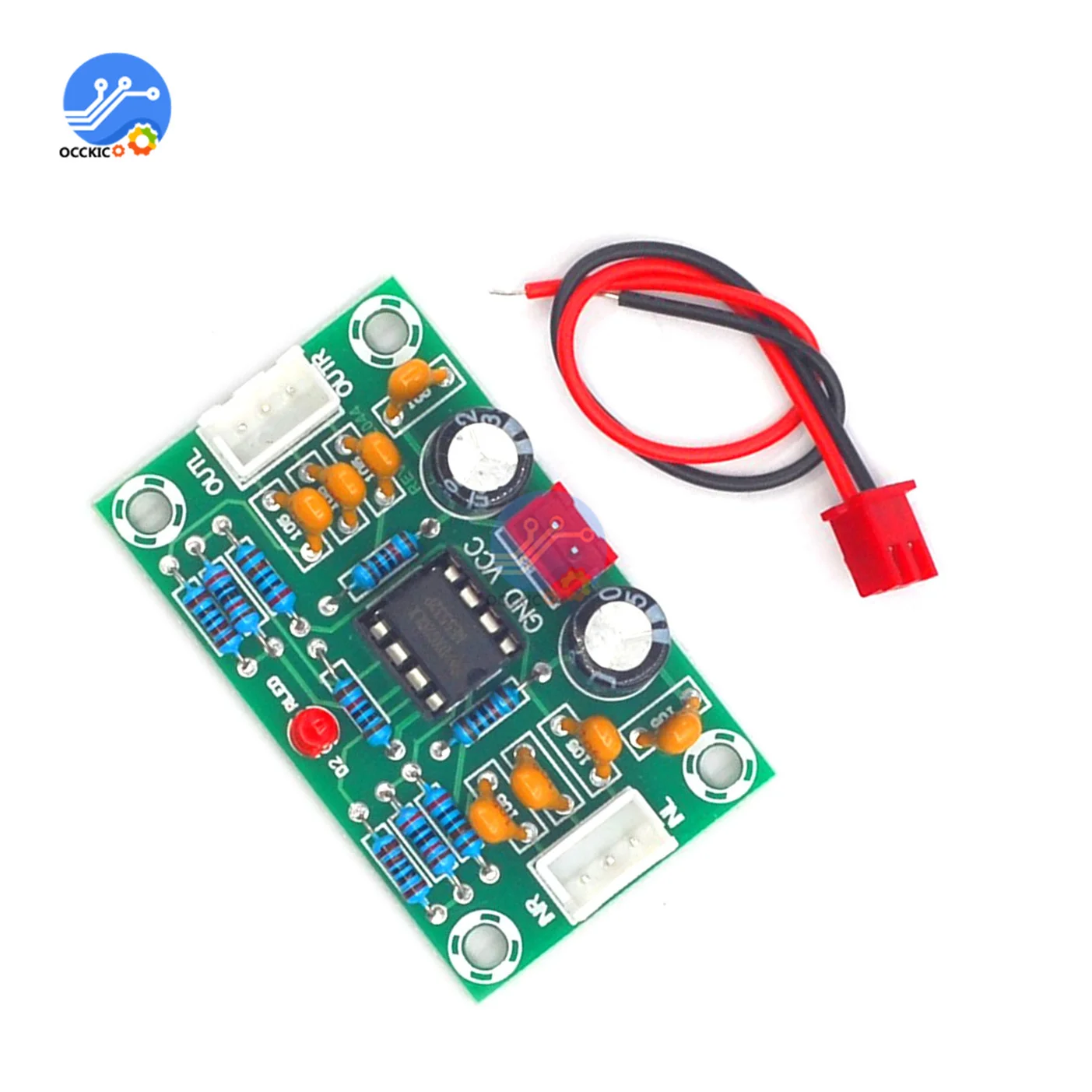 Operational amplifier audio amplifier board pre amplifier NE5532 Operational Pre-Amplifier Module Digital Audio Front Amplifier Board 5 Times Rate Wide Voltage