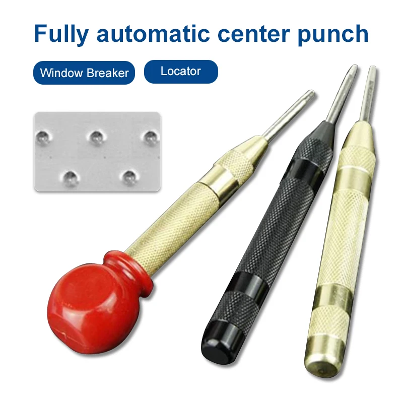 Automatic Center Punch Automatic Kerner Metal Punch Tool Woodworking Tools  Loaded Marker Wood Chisel Joinery Carpenter Tool