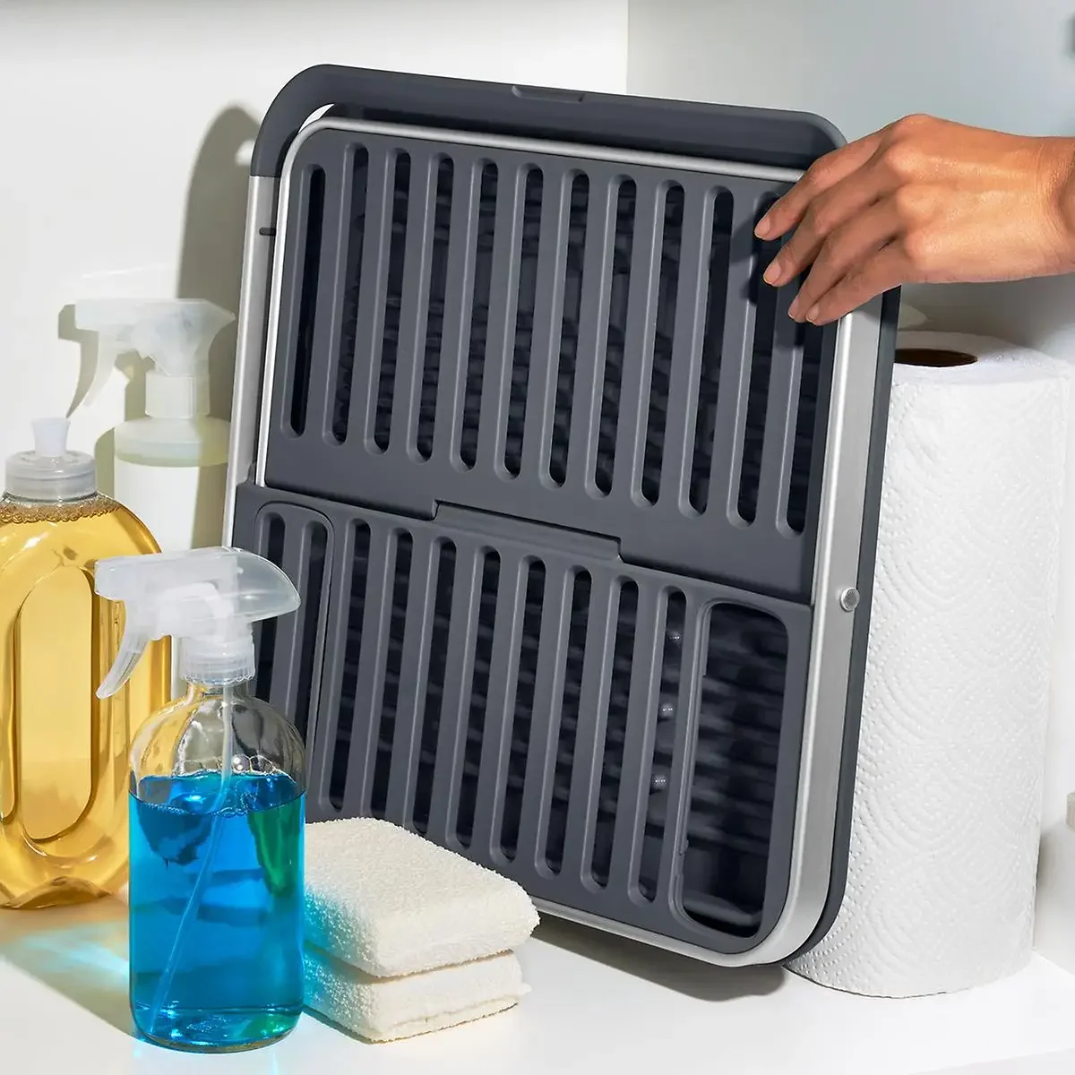 

OXO Aluminum Fold Flat Dish Rack