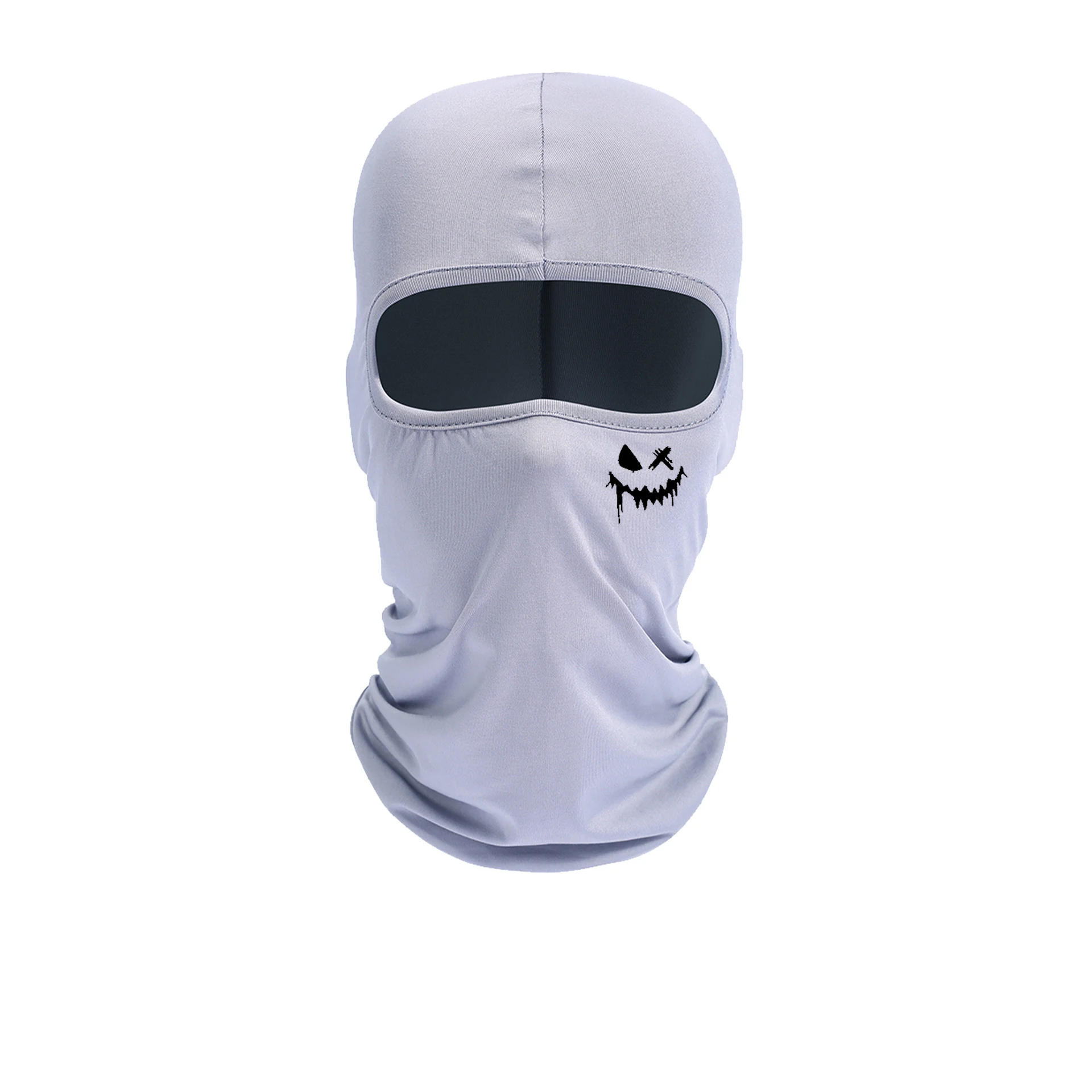 Reitmaske mit lächelndem Gesicht, Druckmuster, Outdoor-Ausrüstung, geeignet für Männer und Frauen, Sonnenschutz und Atmungsaktivität – Detail 8