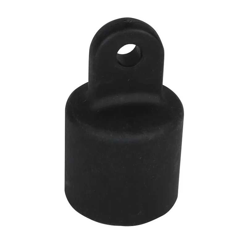 Black Nylon Top Cap High Strength 22MM 25MM Marine Bimini Tops Plastic Bimini Fittings For Yacht Boat 2PCS Bimini Top Fittings