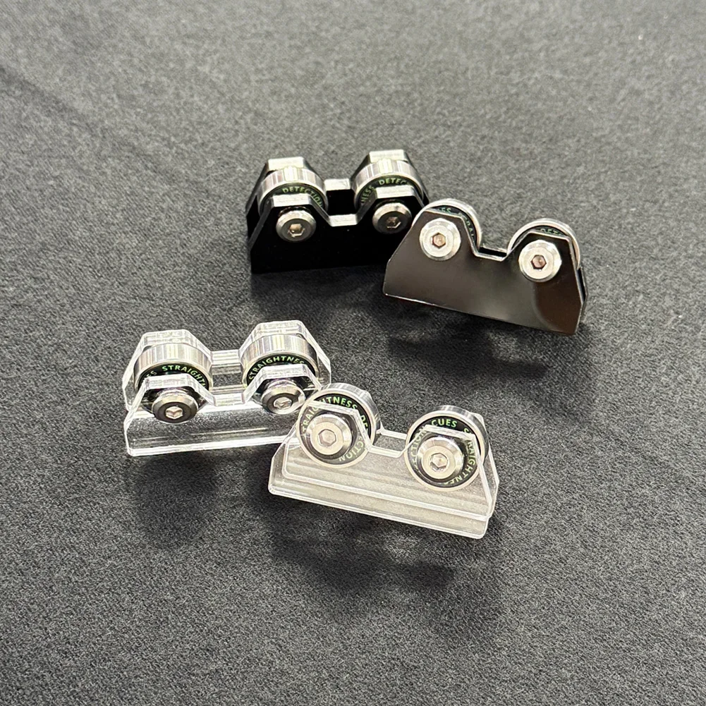 2Pcs Pool Billiard Straightness Checker Maintenance Repair Parts Portable Checking Tool for Club Bar Home Billiard Accessories