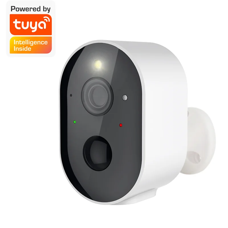 

Умный прожектор Glomarket Tuya, Wi-Fi аккумуляторная камера с низким энергопотреблением, датчик движения человека, полноцветная камера безопасности 3MP HD