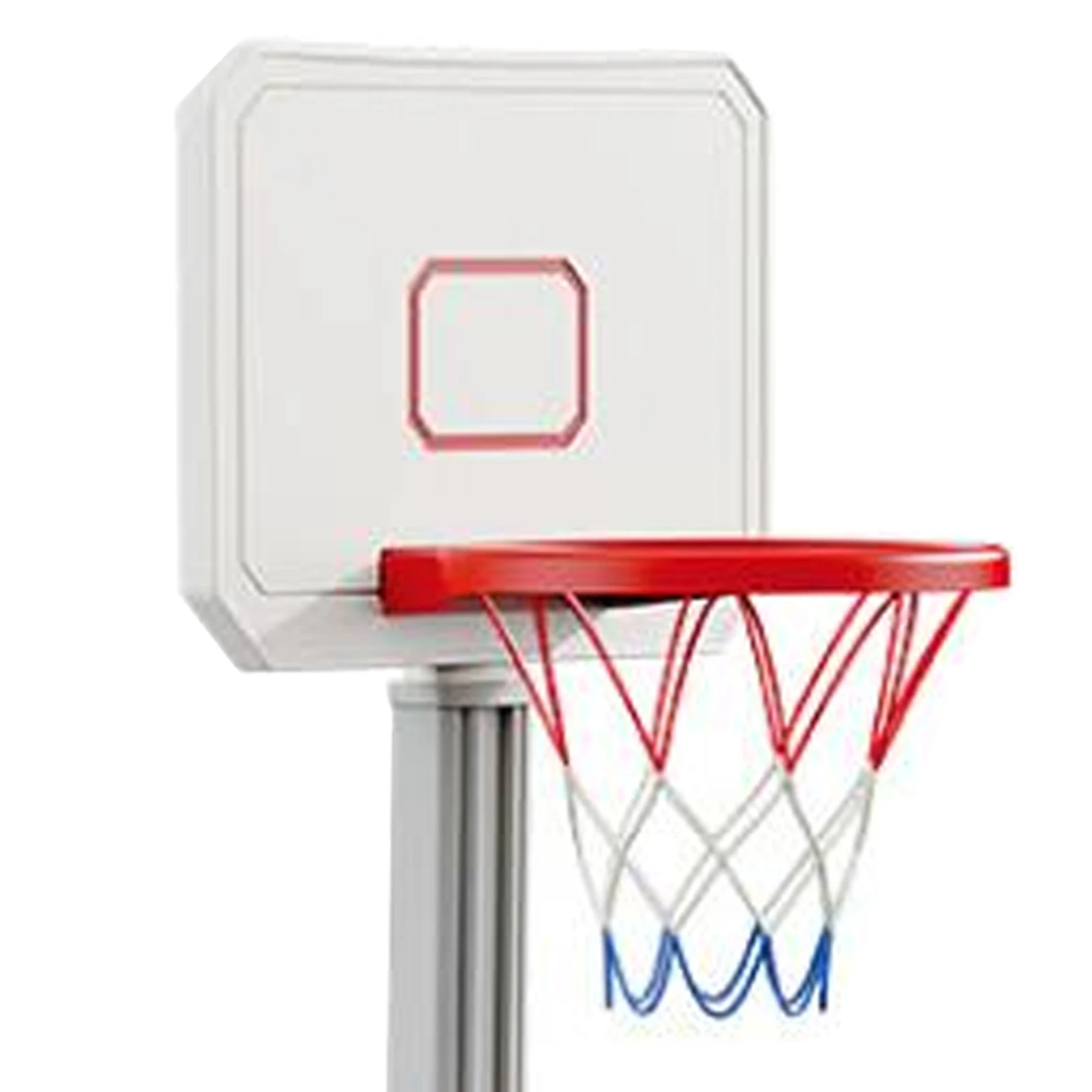 Pool Basketball Hoop Poolside Mounted Ground Adjustable Height Water Game for Kids Boys Girls