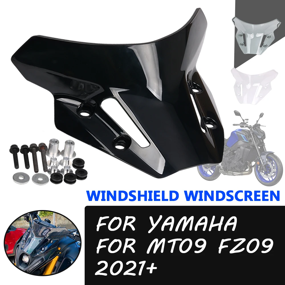 

For YAMAHA MT-09 SP MT09 FZ-09 FZ09 2022 2023 Motorcycle Accessories Windshield Wind Deflectors Fairing Guard Cupula Windscreen