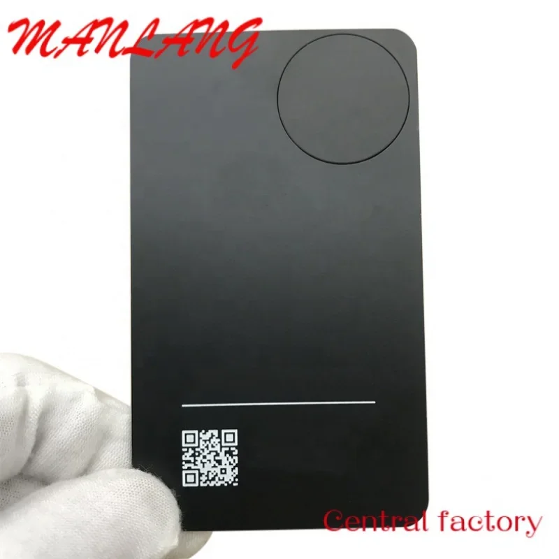 

Custom Hi qlity Personalized QR Code RFID card custoized printing Ncard N busins etal car