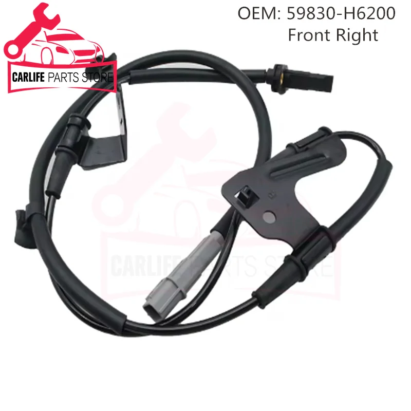 59810-H6200 59830-H6200 Car Front Left Right ABS Wheel Speed Sensor For Hyundai Accent Verna 18 20 59830H6200 59810H6200