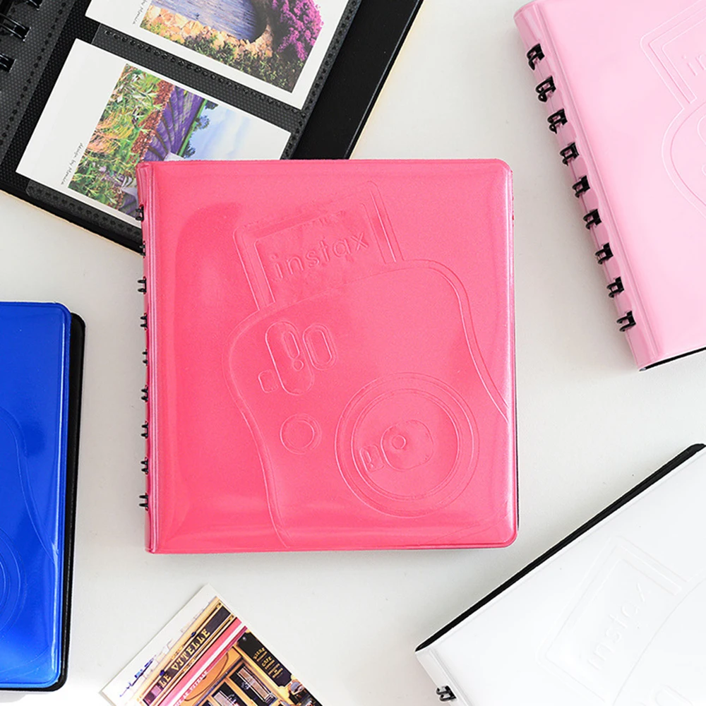 Instax Mini Film Paper Macaron Color Album 3 Inch Mini Photo Album 68 Pockets Photo Album for Fujifilm Instax Mini 12/11/7/40/41