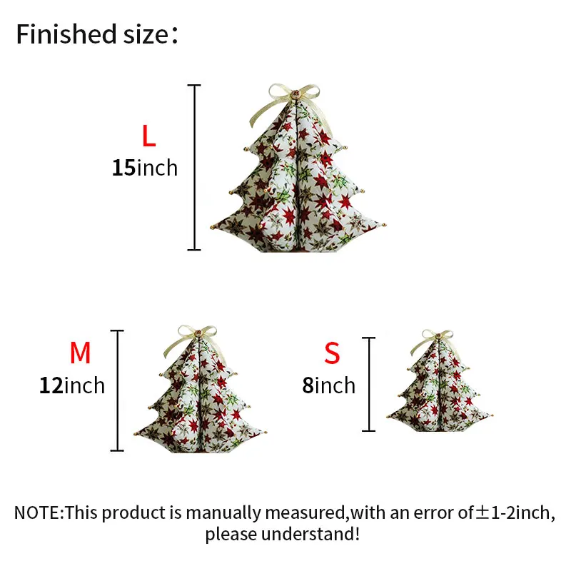 YOMDID Christmas Tree Sewing Patterns Acrylic Template DIY Christmas Tree Quilting Templates Knitting Stencil Decor Sewing Tools